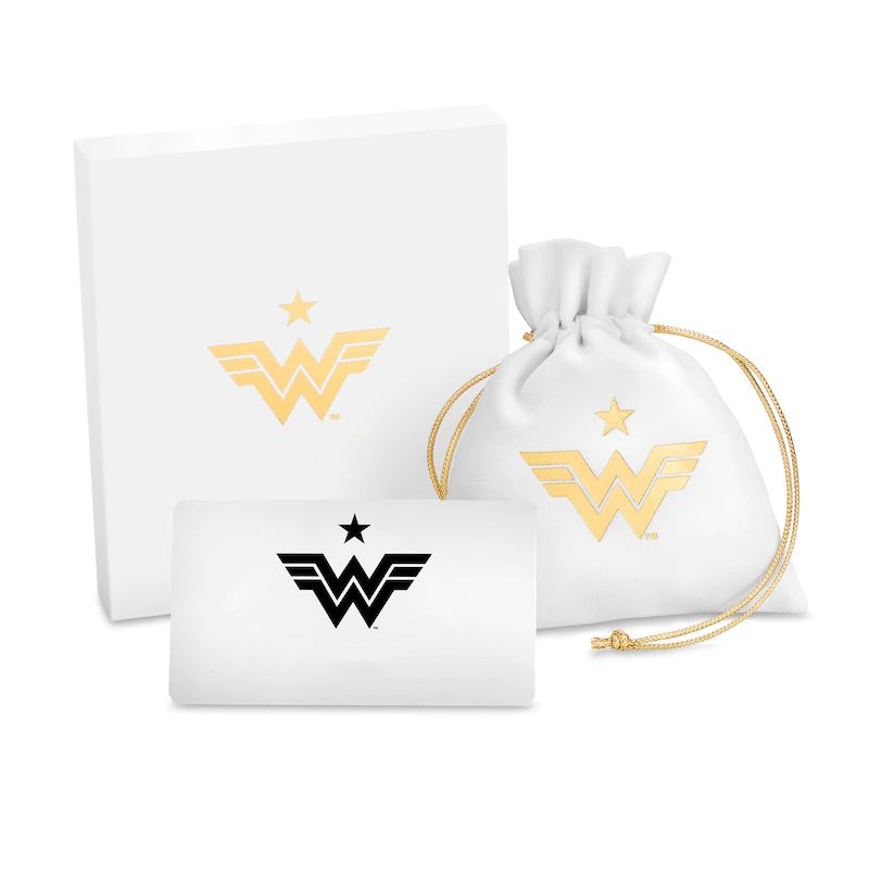 Star with Logo Necklace in10K Gold